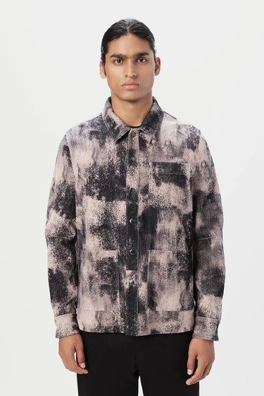 Relaxed Fit Button-Down Jacket - Genes Lecoanet Hemant