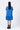 Relaxed Fit Dress with Gathered Panel - Azure Blue