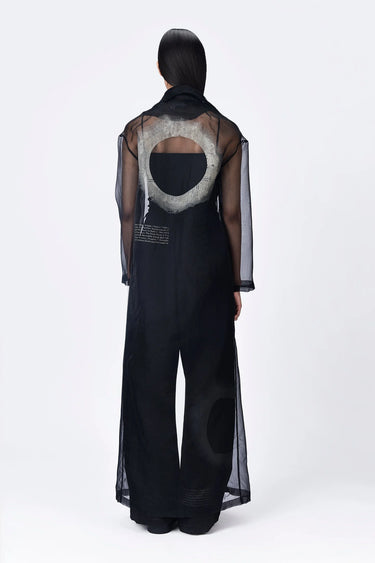 Relaxed Fit Robe with Eclipse Print - Genes Lecoanet Hemant
