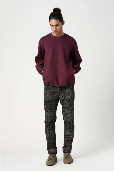 Relaxed Fit Sweatshirt with Drop Shoulder - Genes Lecoanet Hemant