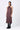 Satin Halter Neck Dress - Chocolate Brown - Genes Lecoanet Hemant