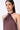 Satin Halter Neck Dress - Chocolate Brown - Genes Lecoanet Hemant