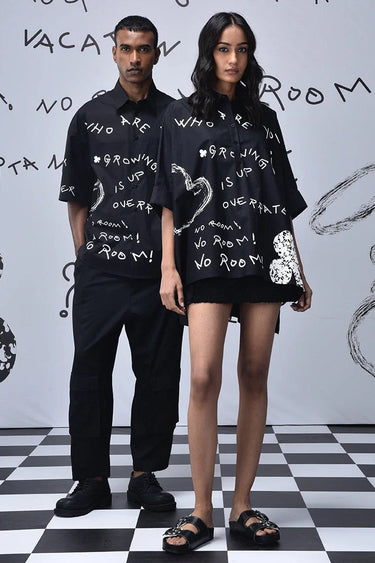 Scribble Shirt Set - Genes Online Store