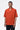Seersucker Easy Fit Men's Half Sleeve Shirt-Coral Orange - Genes Lecoanet Hemant