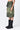 Semi-Fitted Banana Crepe Skirt with Pleated Pockets - Genes Lecoanet Hemant