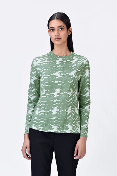 Semi-Fitted Crew Neck T-Shirt