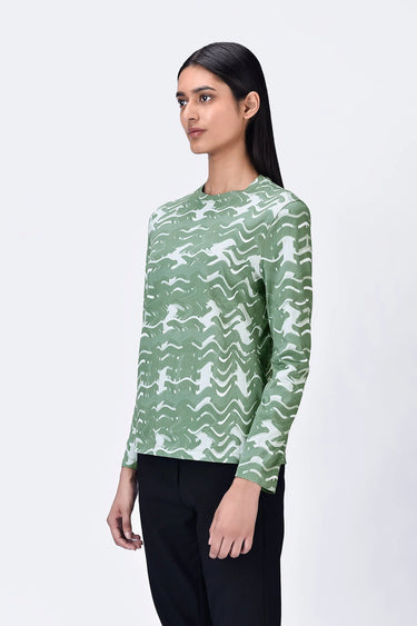 Semi-Fitted Crew Neck T-Shirt