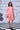 Sequin Placket Relax Fit Dress- Coral Peach - Genes Online Store