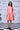 Sequin Placket Relax Fit Dress- Coral Peach - Genes Online Store