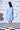 Sequin Placket Relax Fit Dress- Light Blue - Genes Online Store