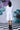 Sequin Placket Relax Fit Dress- White - Genes Online Store