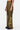 Slim Fit Boot Cut Linen Herringbone Trouser with Orchid Print Khaki