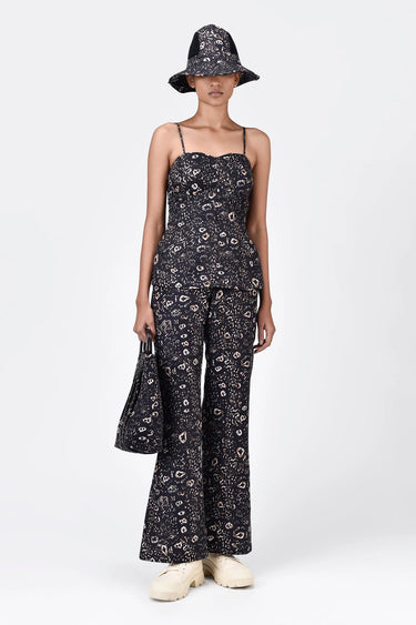 Slim Fit Corset with Animal Print - Genes Lecoanet Hemant