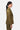 Slim Fit Linen Herringbone Jacket with Orchid Print Bright Olive