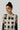 Slim Fit Sleeveless Dress with Eye-catching Large Checks Print - Genes Lecoanet Hemant