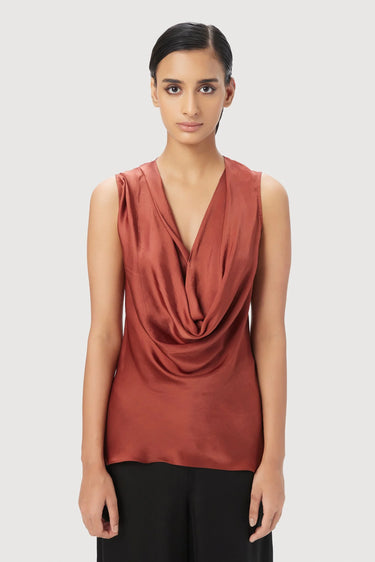Slim Fit Sleeveless Top - Genes Lecoanet Hemant
