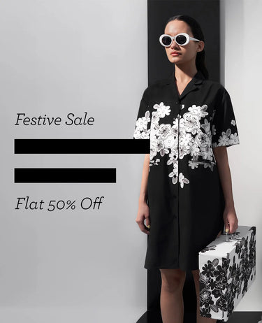 Slim Fit Sleeveless Top with Round Quilted Neck - Genes Lecoanet Hemant