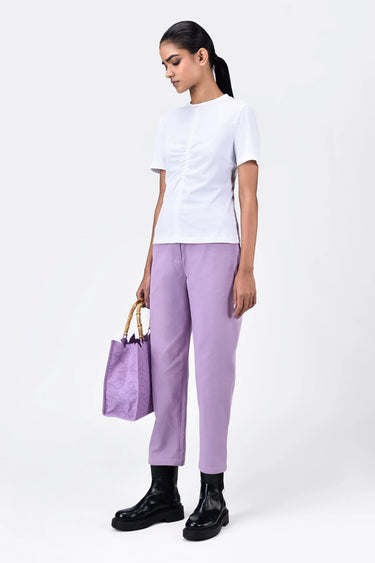 Slim Fit T-Shirt with Back Cut-Out Details - Genes Lecoanet Hemant