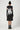 Slim Fit V-Neck Sleeveless Dress with Artistic Print - Genes Lecoanet Hemant