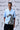 Rabbit Print Cotton Relax Fit Shirt - Light Blue - Genes Online Store