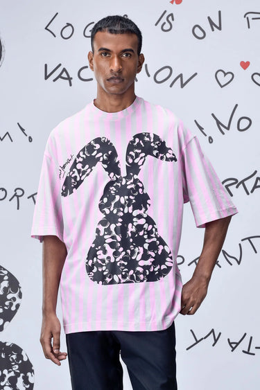 Solo Bunny T-shirt- Pink - Genes Online Store