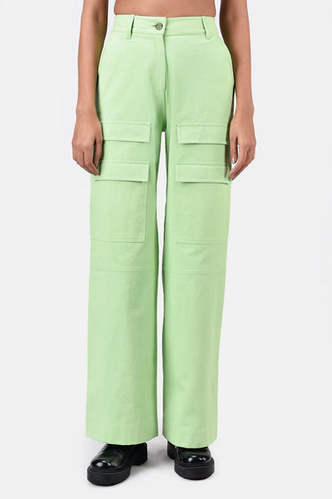Straight Fit Cargo Trousers - Genes Lecoanet Hemant