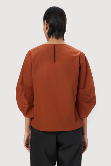 Straight Fit Round Neck Tops - Genes Lecoanet Hemant