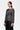 Straight Fit Viscose Satin Top with Twisted Knot and Animal Print