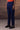 Structured Navy Straight-Leg Trouser - Genes Online Store