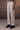 Beige formal trousers in poly wool fabric with clean tailored silhouette