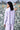 Pink green shirt with tassel sleeves and soft fabric