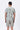 Taupe-Clay Cotton Jersey Regular Fit T-Shirt with Aurora Print