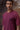 Textured pocket T-shirt in cherry lacquer color for everyday wear