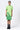 Tropical Print Polo Dress with Contrast Tipping-Mint Green - Genes Lecoanet Hemant