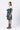 UV Abstract Cotton Print Dress- Taupe