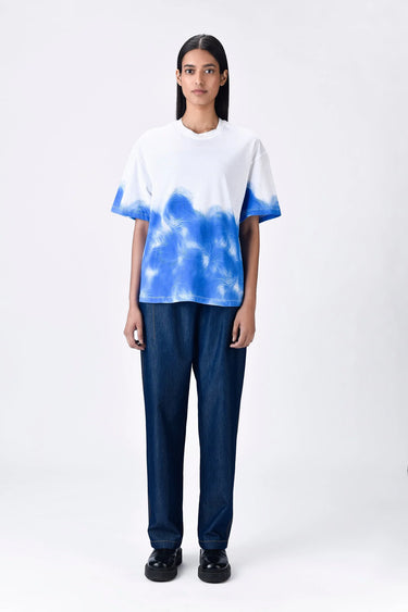 White Cotton Single Jersey T-Shirt