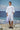 White Premium Cotton Jacquard Lycra Oversized T-Shirt