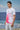 White cotton single jersey t-shirt men India with abstract floral pattern