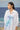 White Giza cotton dress for women styled for resort wear