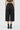 Black wide leg culottes women India in cotton poplin fabric, modern style