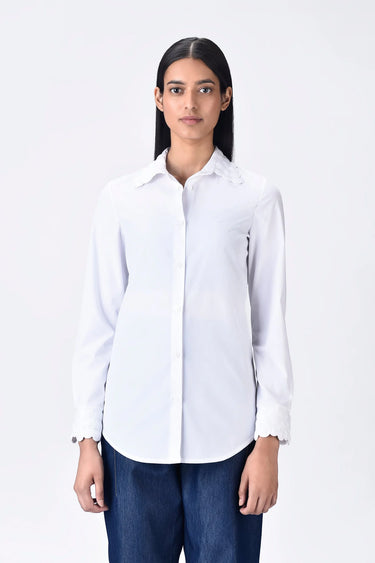 Women's Classic White Shirt - Genes Lecoanet Hemant
