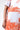 Women's Landscape Print A-Line Cotton Poplin Dress Coral Orange - Genes Lecoanet Hemant