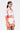Women's Landscape Print Easy Fit Cotton Poplin Shirt -Coral Orange - Genes Lecoanet Hemant