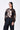 Women's UV Flower Sweatshirt- Chocolate Brown - Genes Lecoanet Hemant