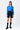 Women's Viscose Satin Shirt -Azure Blue - Genes Lecoanet Hemant