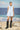 Embroidered Sleeveless Mini Dress in Premium Cotton Poplin – Light Blue