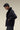 Premium Fur Collar Corduroy Jacket in Black