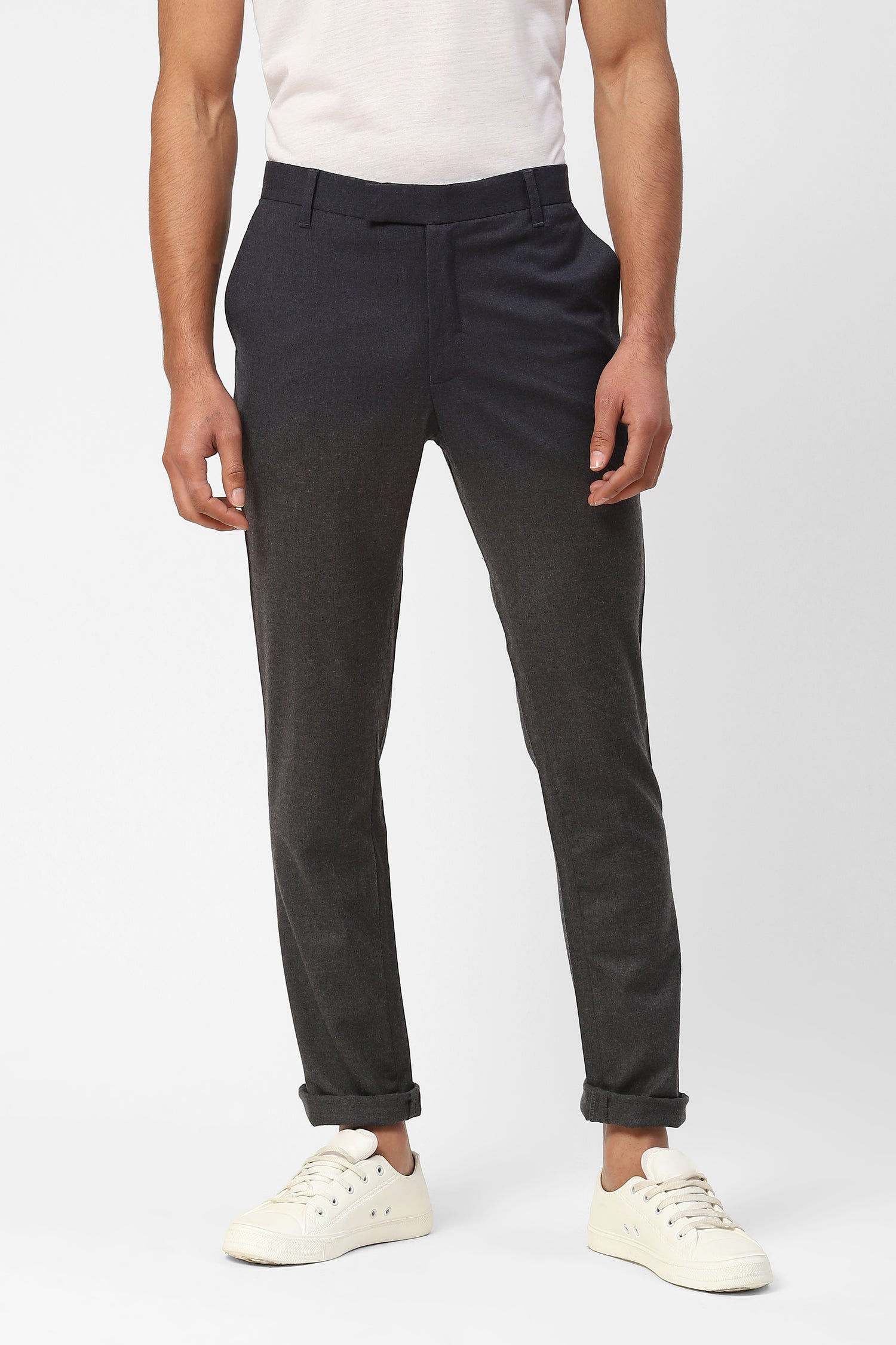 Brown Tapered Pants