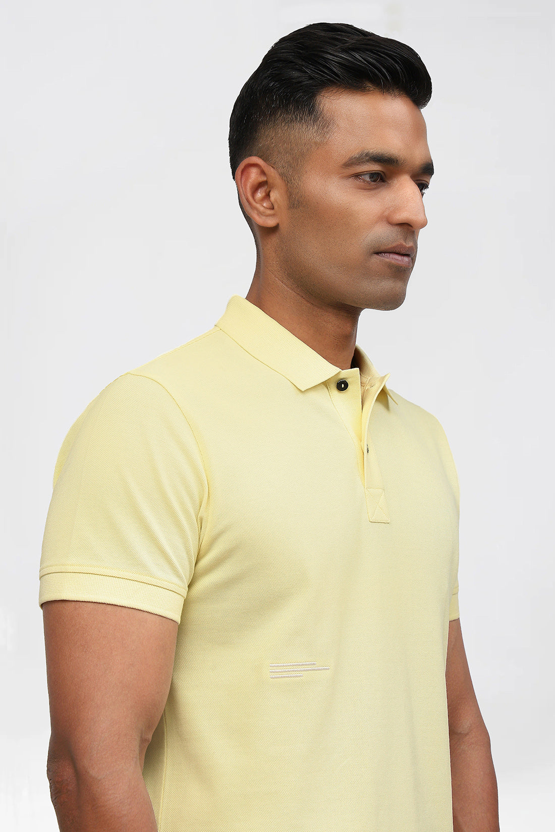 Classic Men's Polo T-Shirt With Floral Genes Monogram