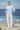 Embroidered Relaxed Shirt in Premium Cotton Poplin – Light Blue